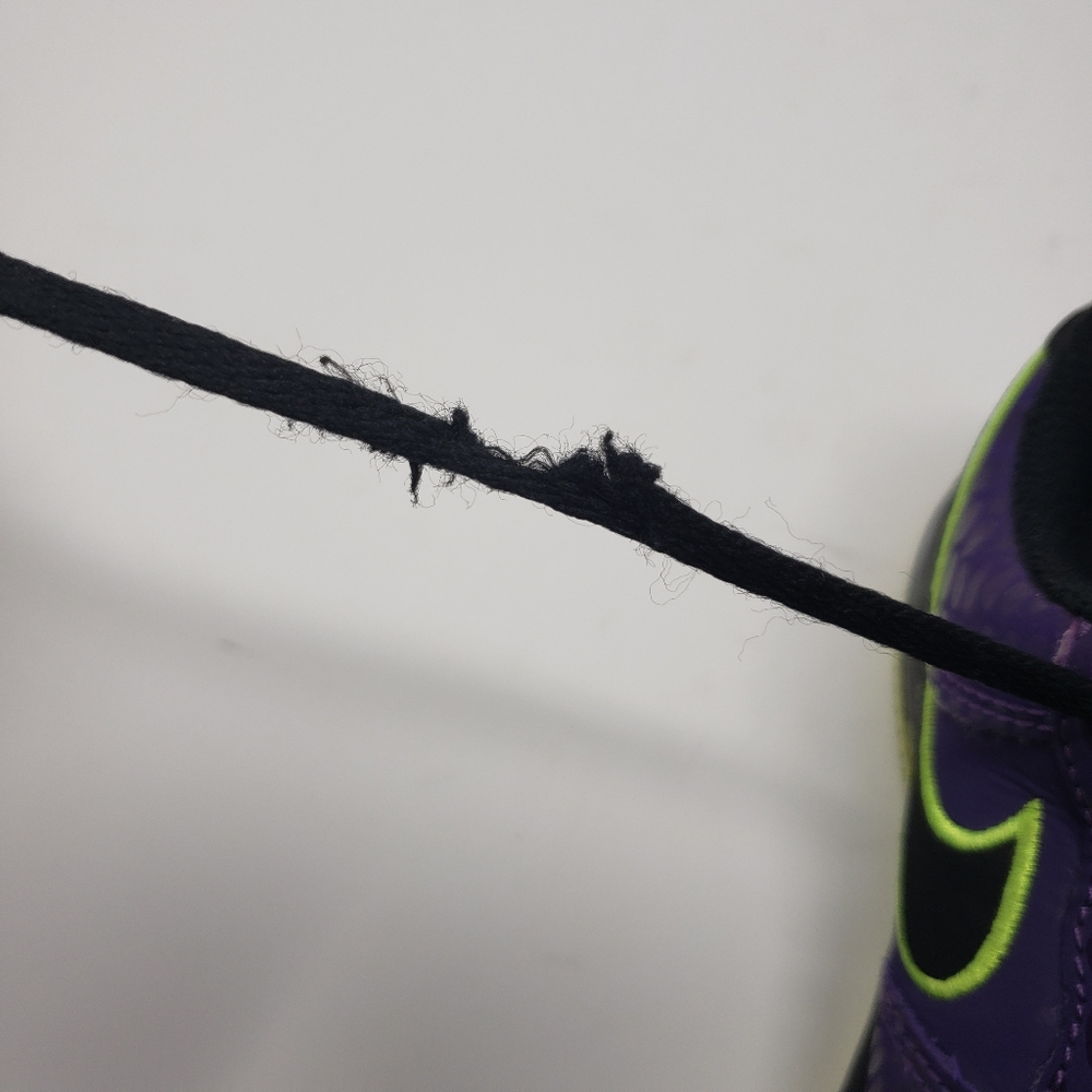 Nike Air Force 1 Court Purple Volt Sneakers 13 - Picture 4 of 10